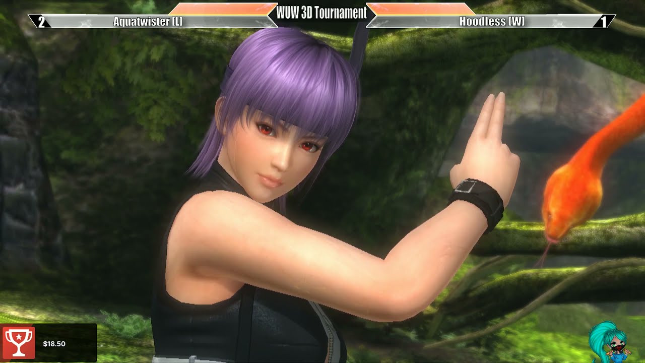 DOA5 WUW Tournament GRAND FINAL AquaTwister(AYA) Vs Hoodless(JAK)