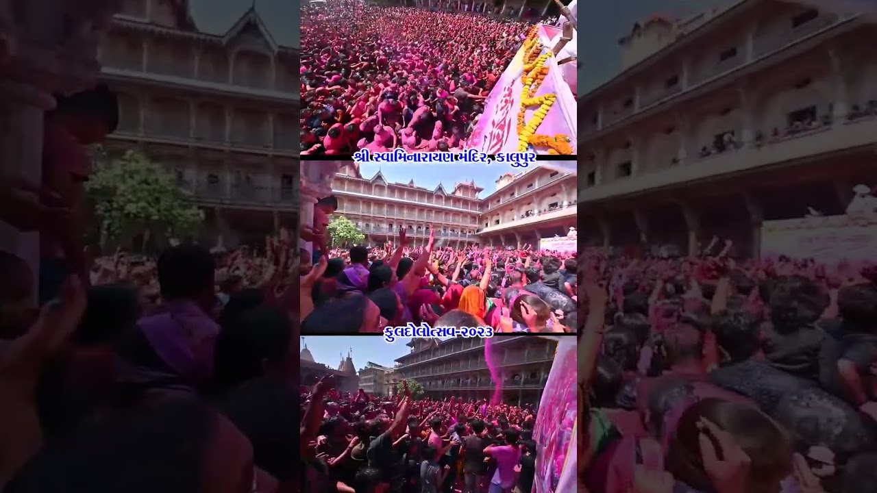 Fuldolotsav 2023 at Kalupur Mandir. #holi #fuldolotsav #narnarayandev #narnarayandevjayanti