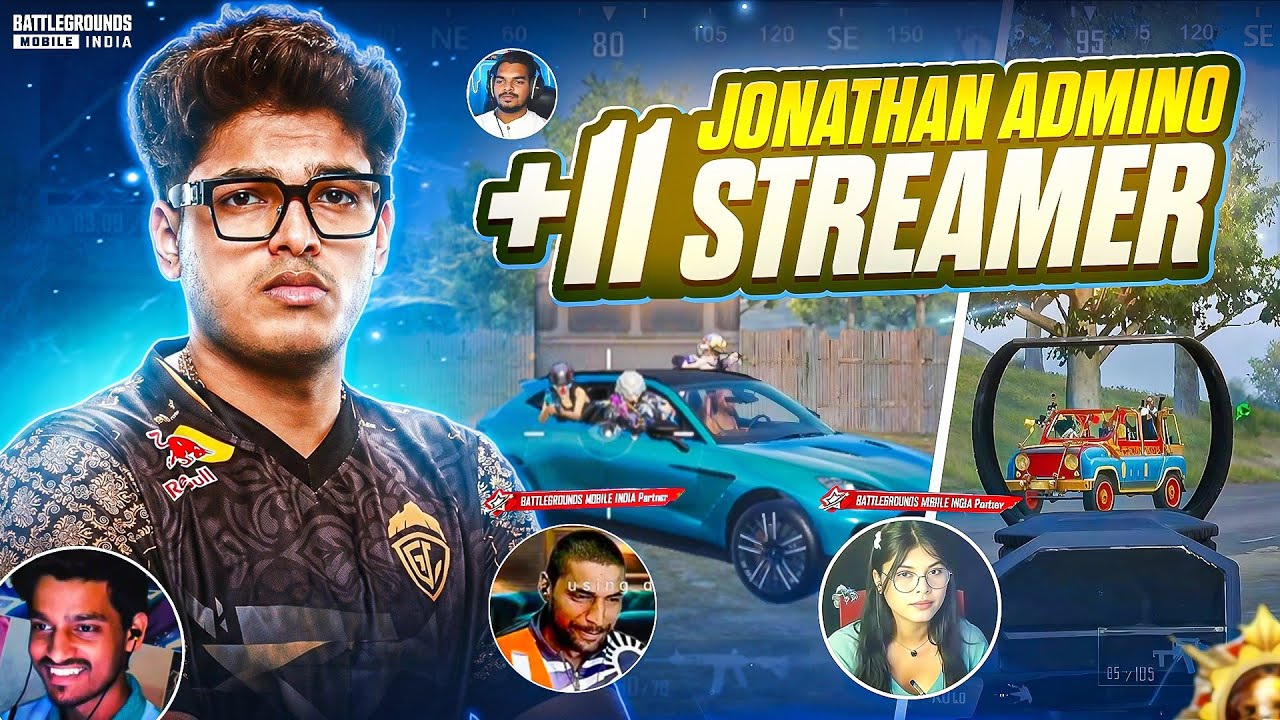 10+ Youtuber's 🔱 ‪@JONATHANGAMINGYT   Got SHOCKED* 🥶⁉️ #bgmi 