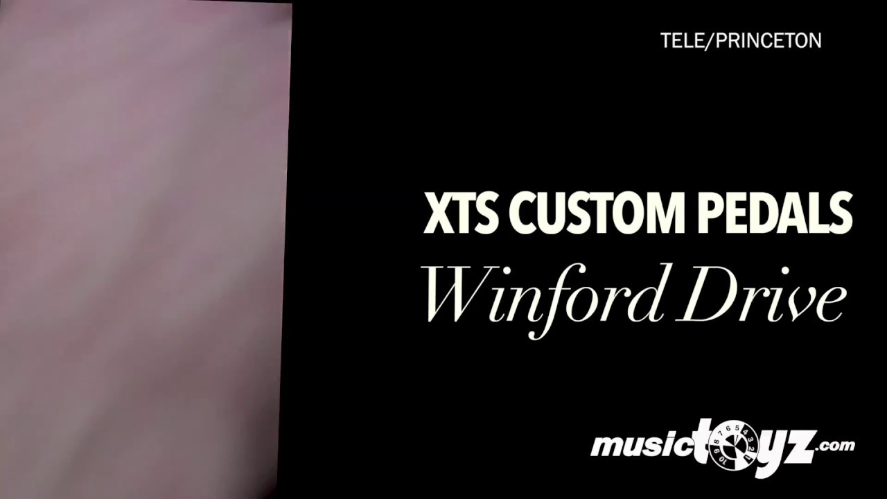 XTS Custom Winford Drive Guitar Pedal
