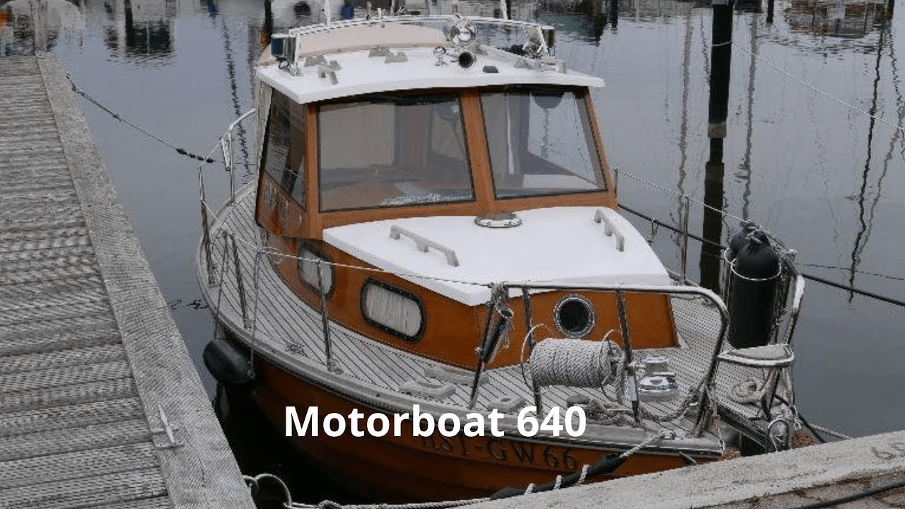 Motorboat 640 &ldquo;Rochen&rdquo; (2003) ⚓ | Klassieke houten kajuitboot met karakter & comfort 🌊