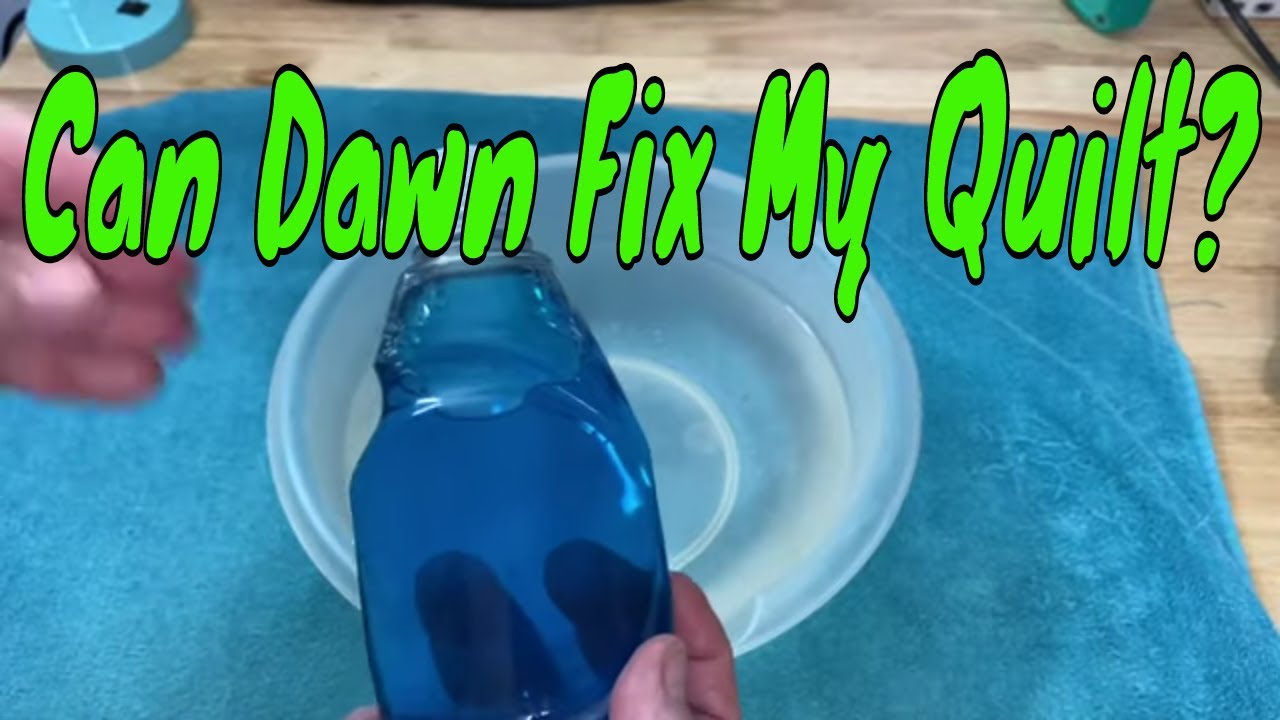 My Red Fabric Bled - Will Dawn Dish Soap Remove It?