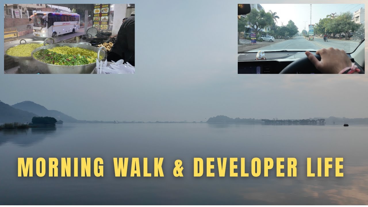 Morning Walk at Rani Road & A Day in My Developer Life