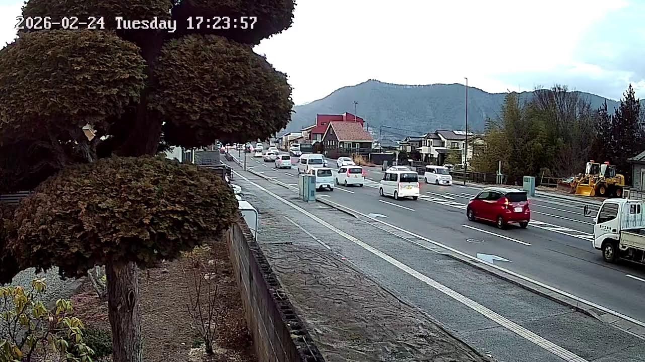 山梨県富士吉田市中曽根ライブカメラ Yamanashi Fujiyoshida Live camera.world.cam