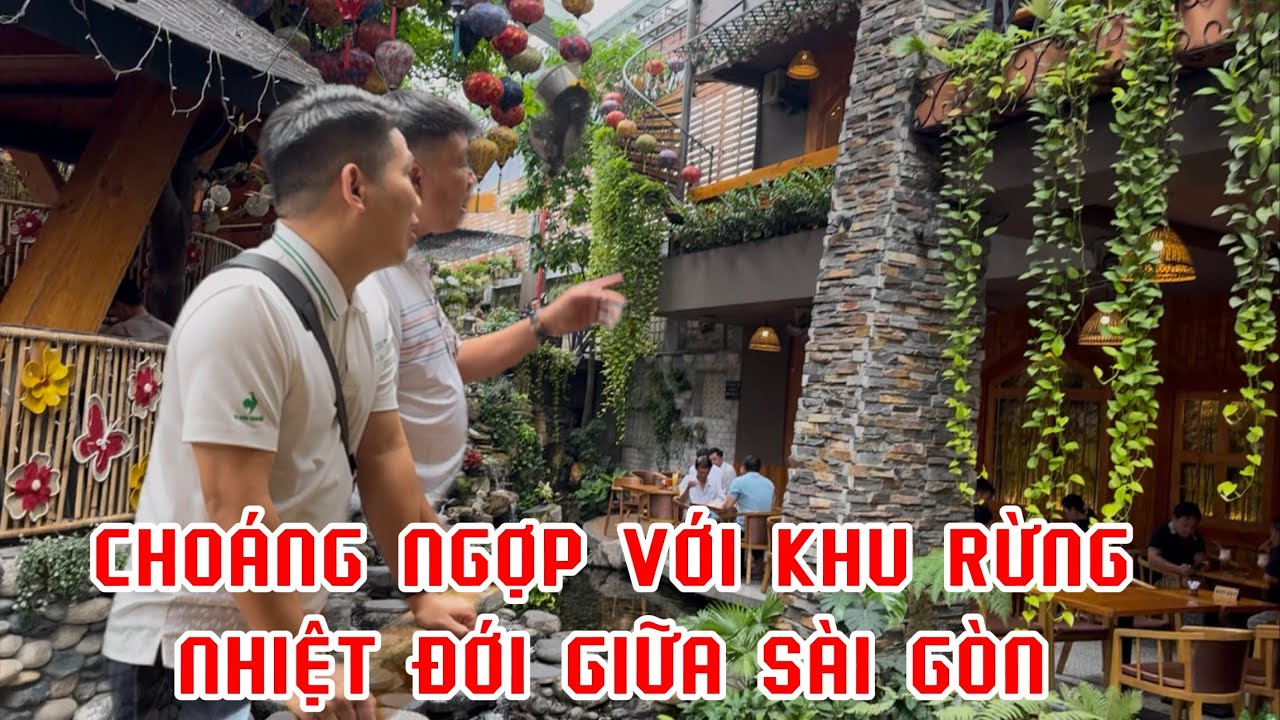 Choáng ngợp quán cà phê ăn sáng giữa Sài Gòn như lạc vào rừng nhiệt đới | Thi Hàn Quốc 