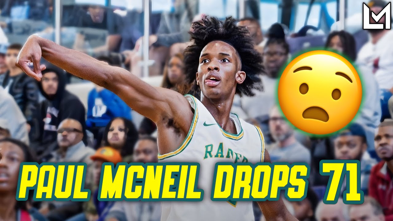 NC State Commit Paul McNeil Jr DROPS 71 POINTS😧 | Bucket-Filled Highlights‼️ | (prod. 29thegod)