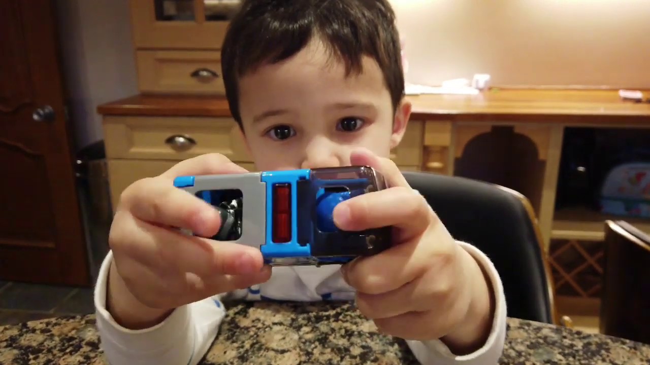 maximus and hape police car train set for toddler
