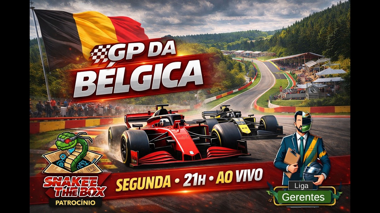 F1 2025 GP DA BÉLGICA | 8ª ETAPA T3 LIGA GERENTES | NARRAÇÃO RICAPA10
