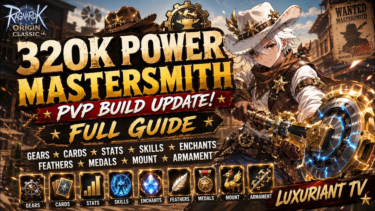 320K Power Mastersmith PVP Build Update Explained! | ROOC
