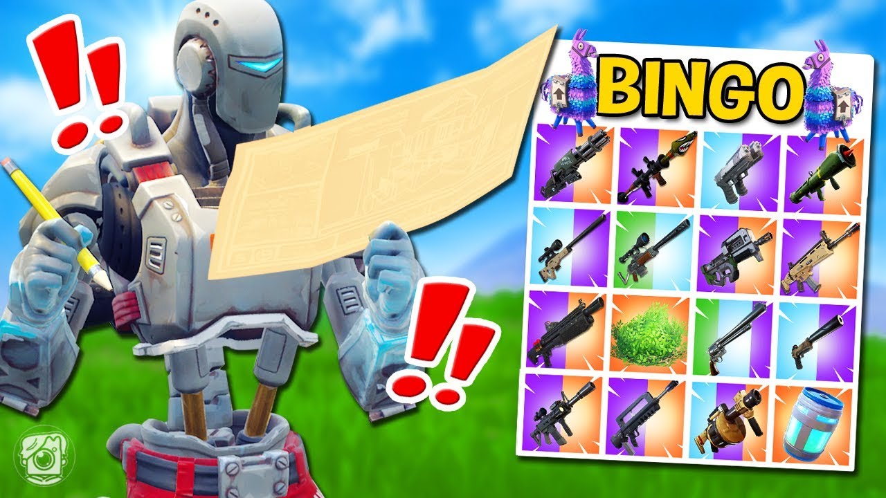 *NEW* RAINBOW BINGO CHALLENGE Custom Gamemode in Fortnite Battle Royale!