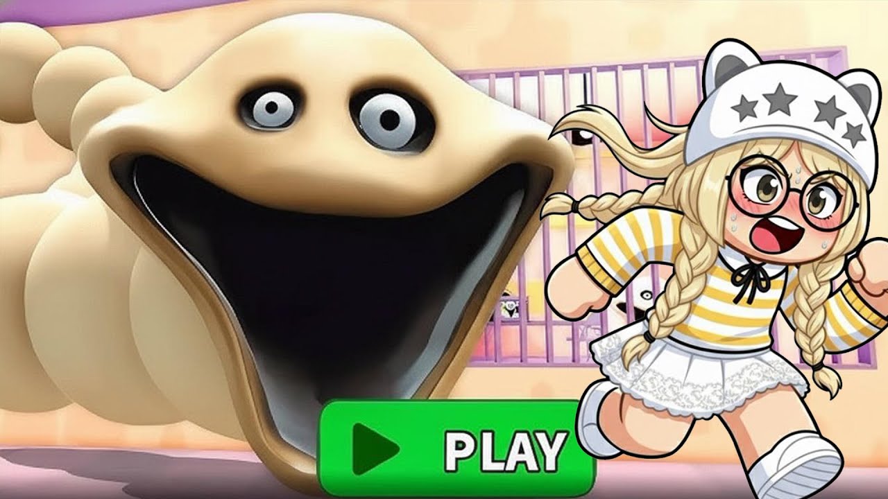 HUNGRY WORM PRISON RUN! 🐛 IN ROBLOX