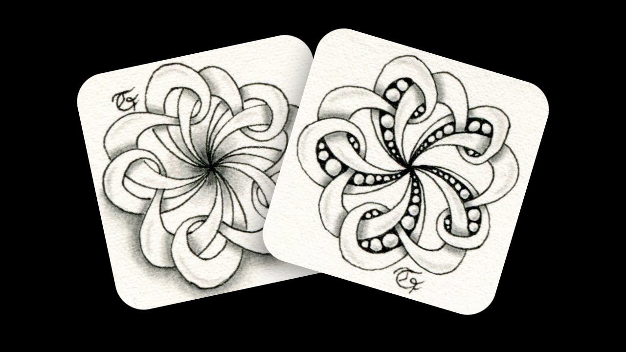 lockta - Stepout / Anleitung für ein Zentangle®-Muster - How to draw my zentangle pattern