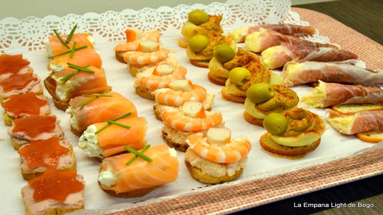 Canapes, Montaditos y Tostas, Fáciles y Originales. 5 ideas de rellenos rápidos y fríos.