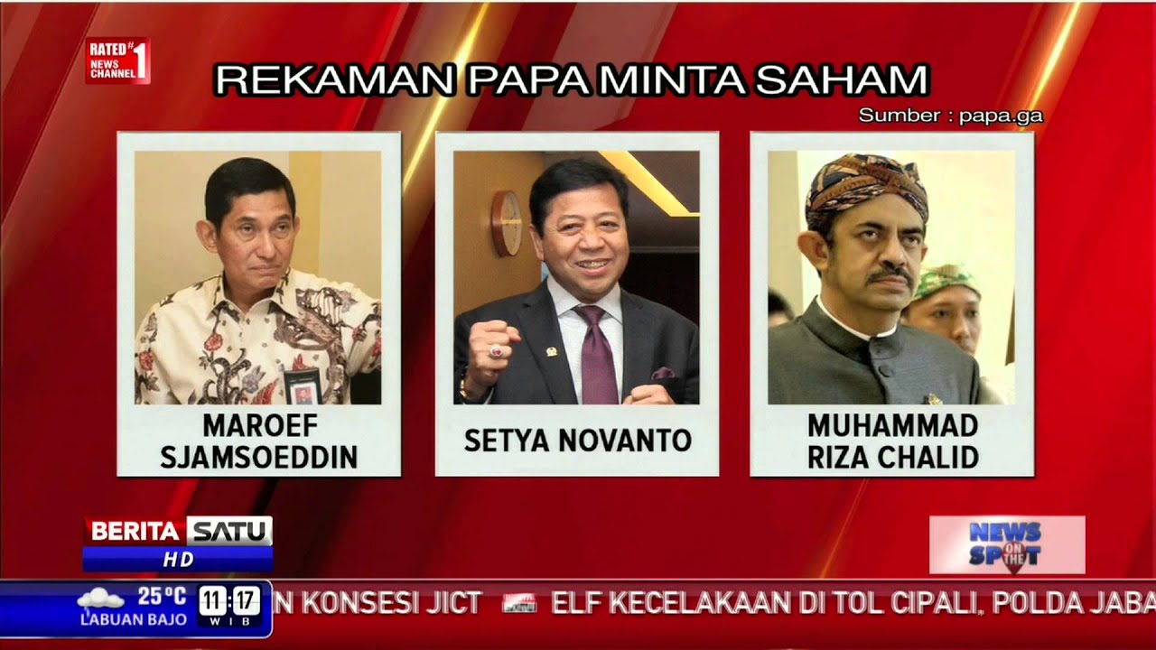 Inilah Rekaman Lengkap Papa Minta Saham
