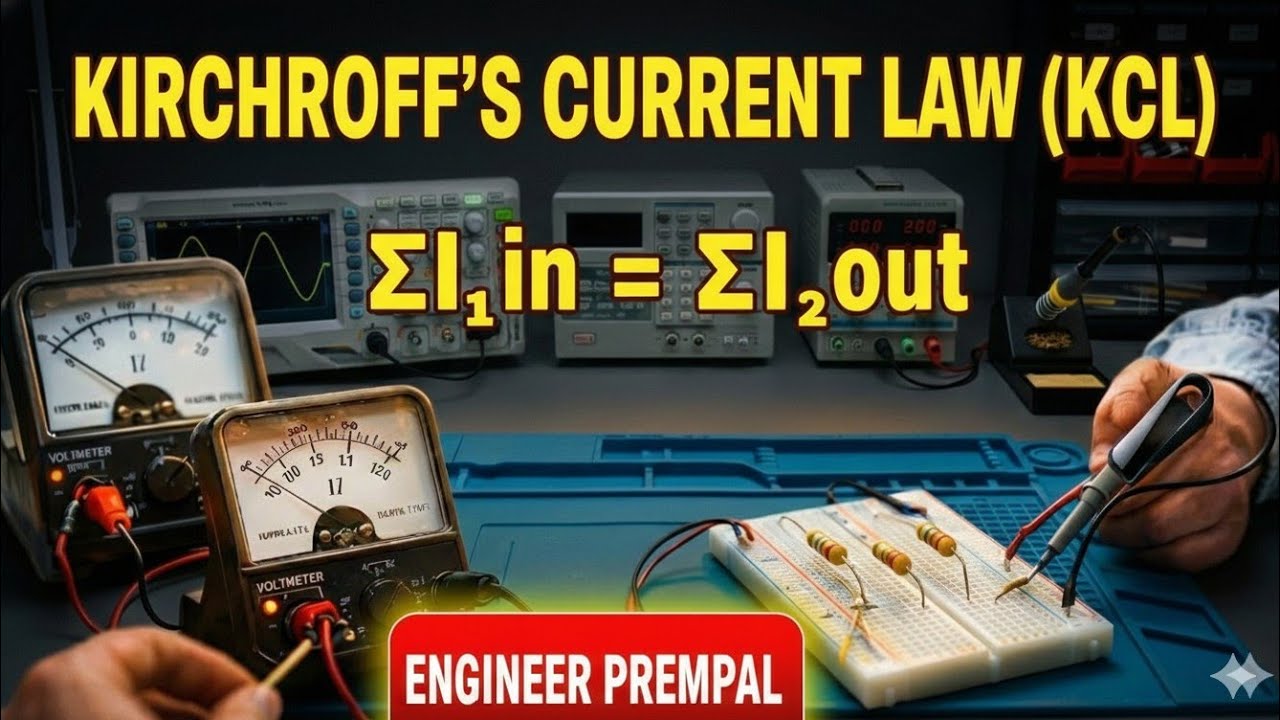 Kirchhoff’s Current Law (KCL) in Hindi | ITI Electrician Theory