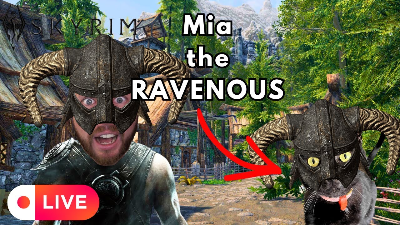 [Live] Skyrim Roleplay: Mia the Ravenous, Falkreath Adventures Continue | Survival | Vanilla