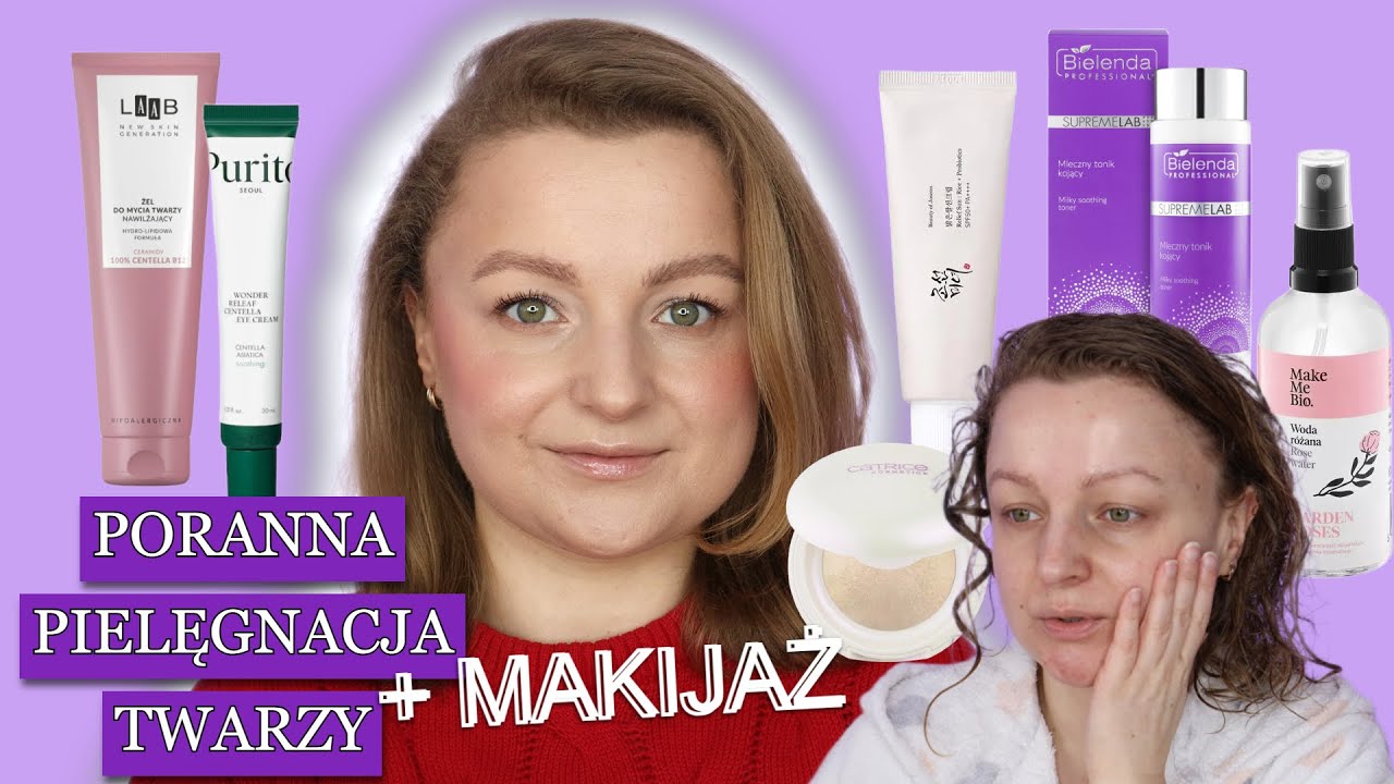 Moja poranna rutyna pielęgnacyjna i makijaż dzienny! Testuję zamiennik rozświetlacza RARE BEAUTY!