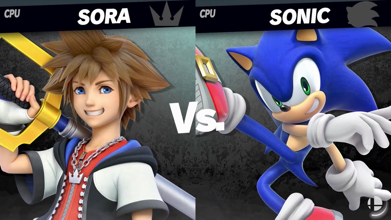 Super Smash Bros. Ultimate - Sora vs Sonic