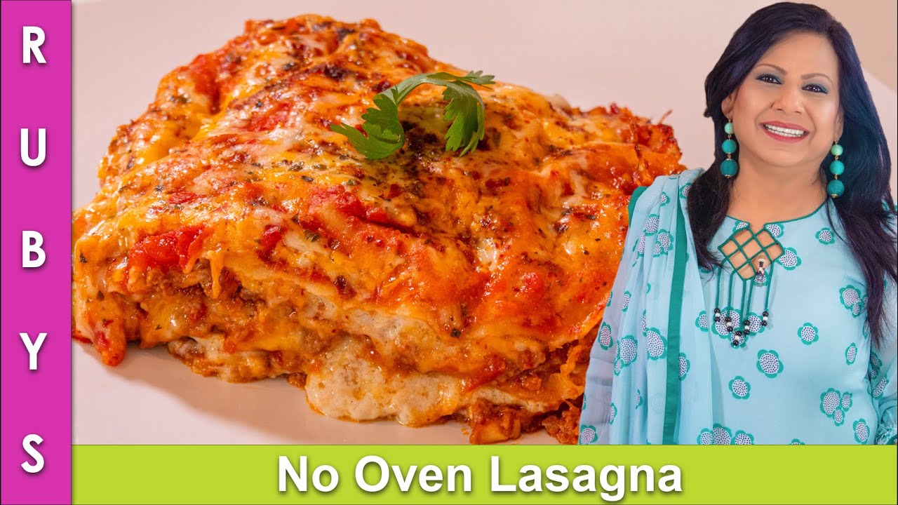 No Oven Lasagna with White Sauce & Homemade Pasta Sheets Super Tasty Recipe in Urdu Hindi - RKK
