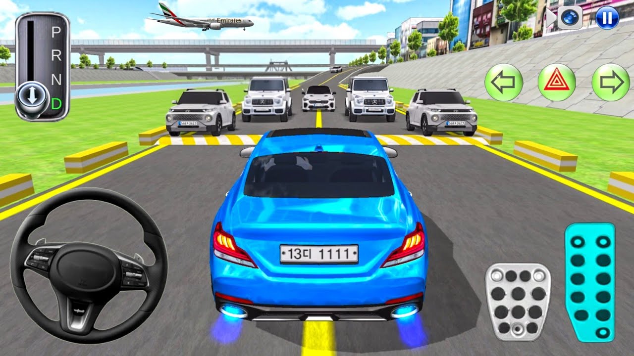 New Blue Mercedes Cars For Parking - 3d Driving Class 2025 - best android gameplay