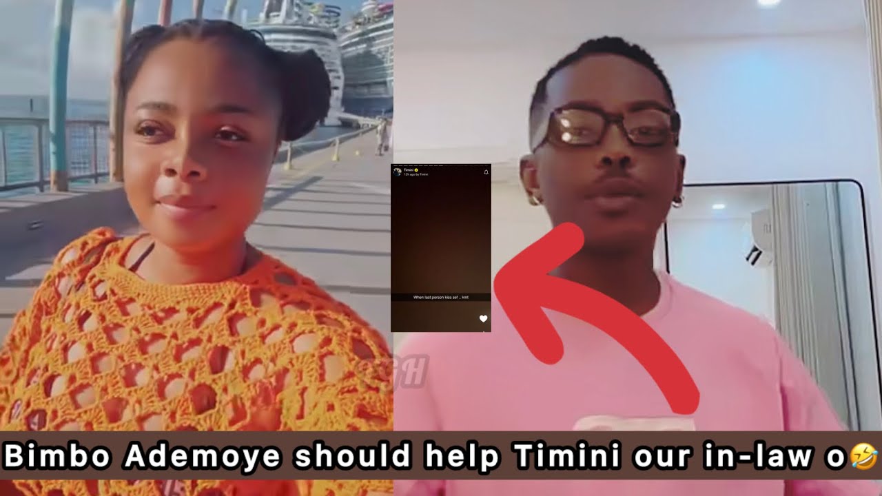 Bimbo Ademoye should help our in-law 🙈 Timini Egbuson on this one o🤣🤣 