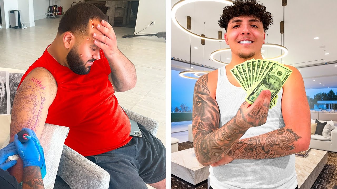SURPRISING OUR FRIEND w/ a HUGE GORILLA TATTOO FOR HIS 21st BIRTHDAY!!