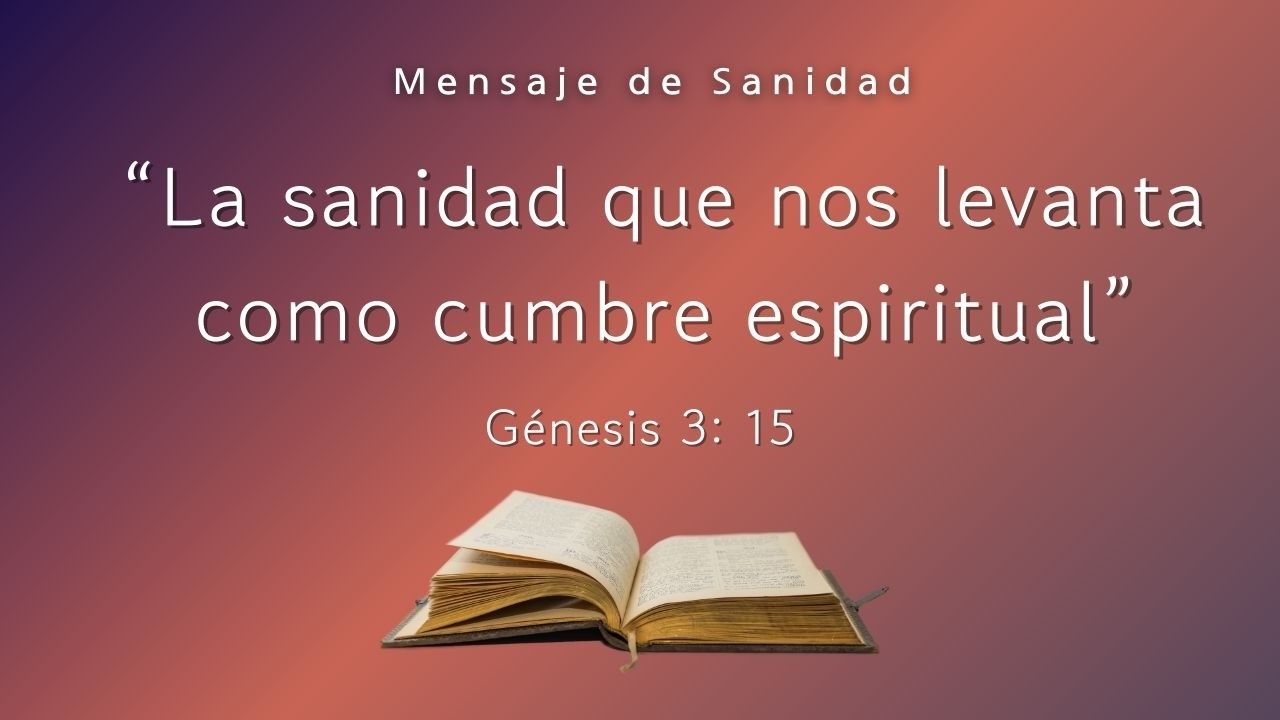 Mensaje de Sanidad: 