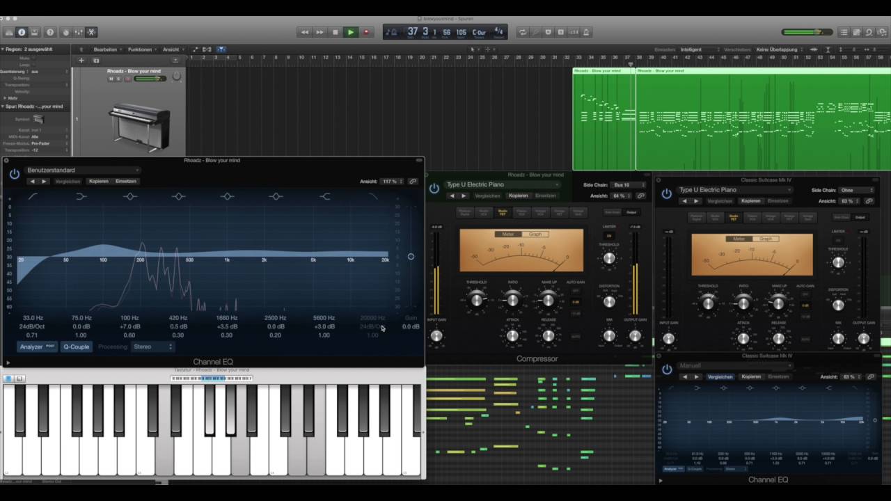 Blows my mind - Rhodes comparison of Logic Pro X vs NeoSoul 3x