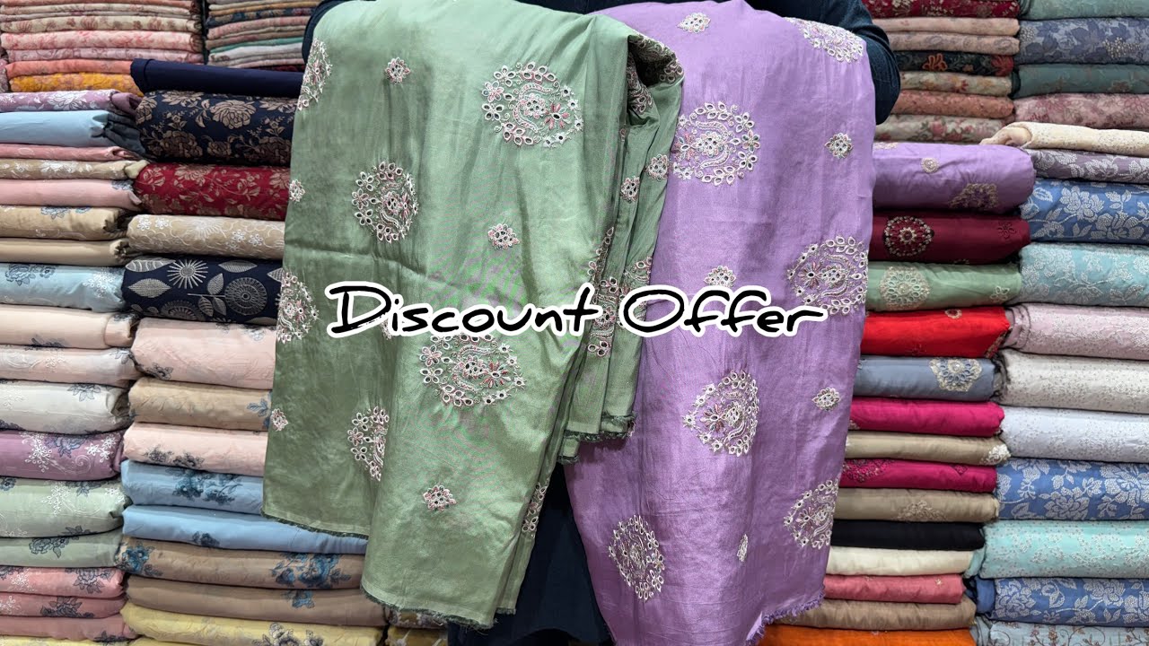 Ramadan sale Discout Price Sheesha Silk Embroidered Fancy suits New Arrivals Eid Collection