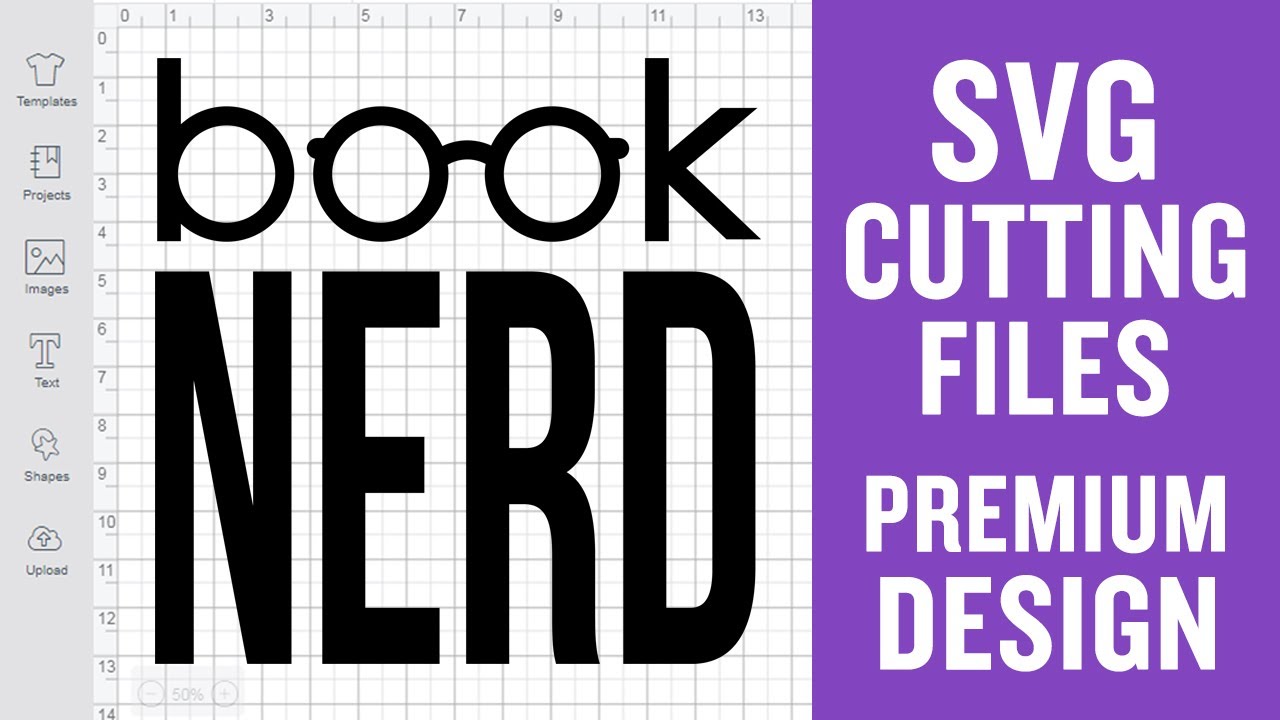 Book Nerd Svg Cutting Files for Cricut Silhouette Premium cut SVG