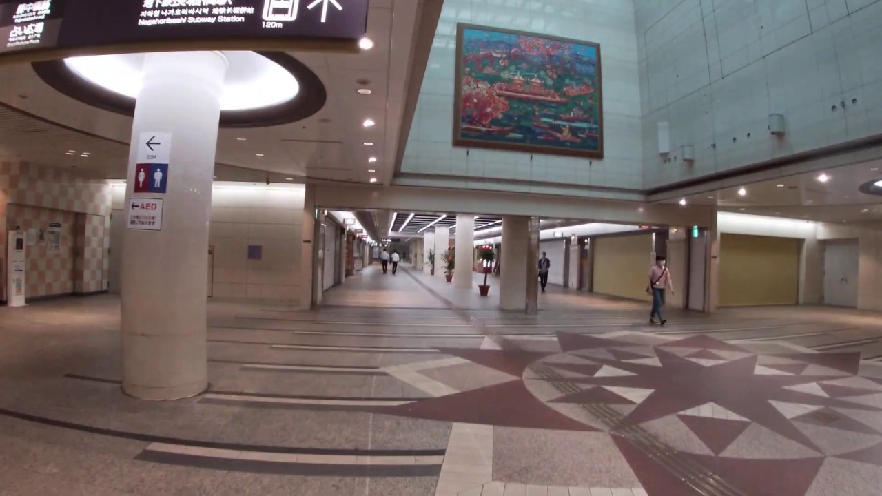 【大阪】クリスタ長堀を通って心斎橋駅から長堀橋駅まで   Osaka Crysta Nagahori