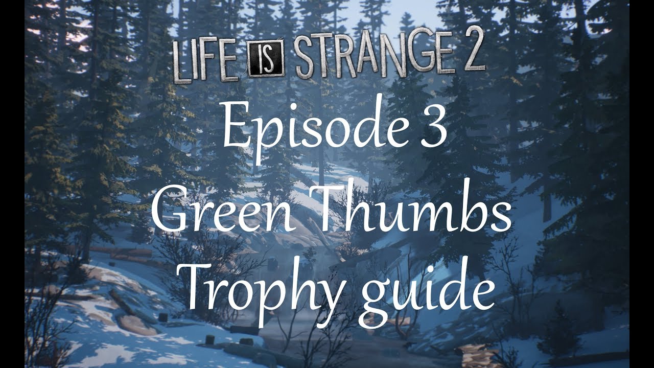 Life is Strange 2 - Green Thumbs Trophy guide