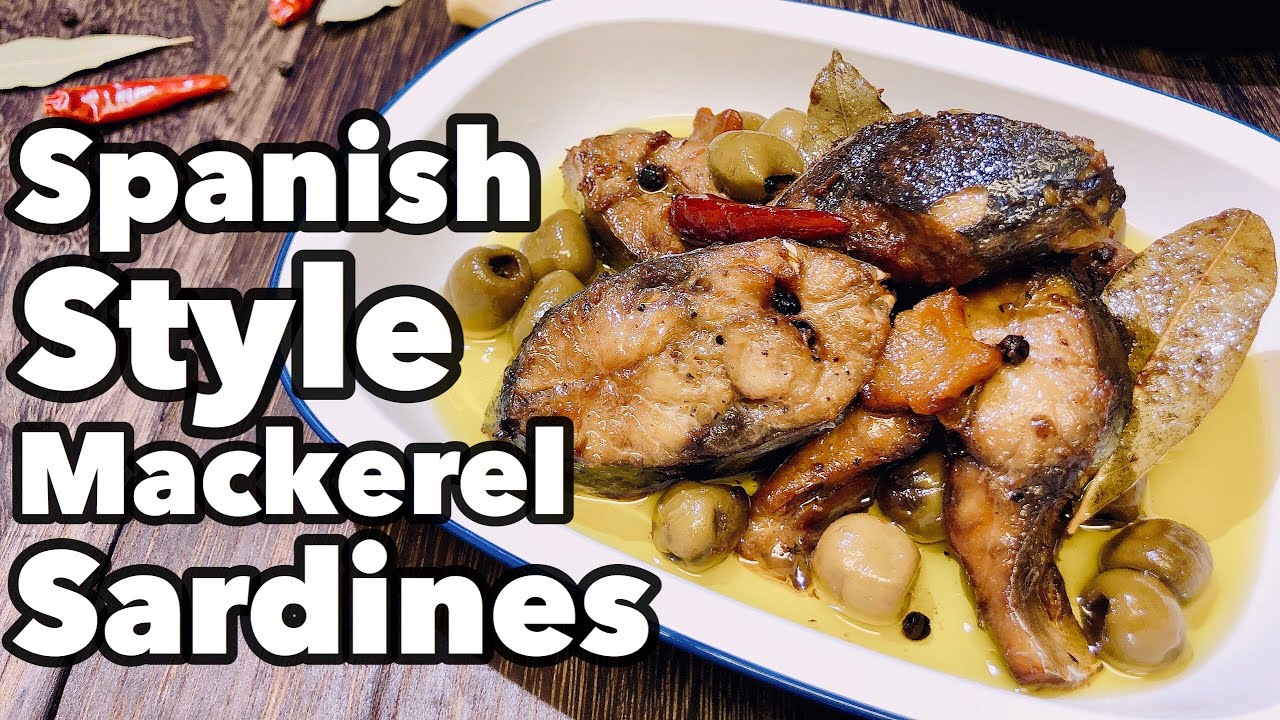 How to Make Spanish Style Mackerel Sardines (Japanese Horse Mackerel 
