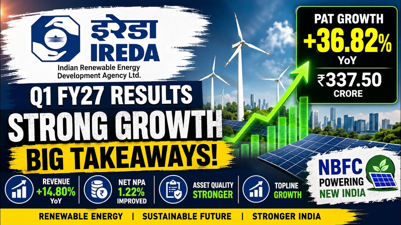 Результаты IREDA за 1 квартал 2027 финансового года ШОКИРУЮТ! Прибыль +36% в годовом исчислении, ...