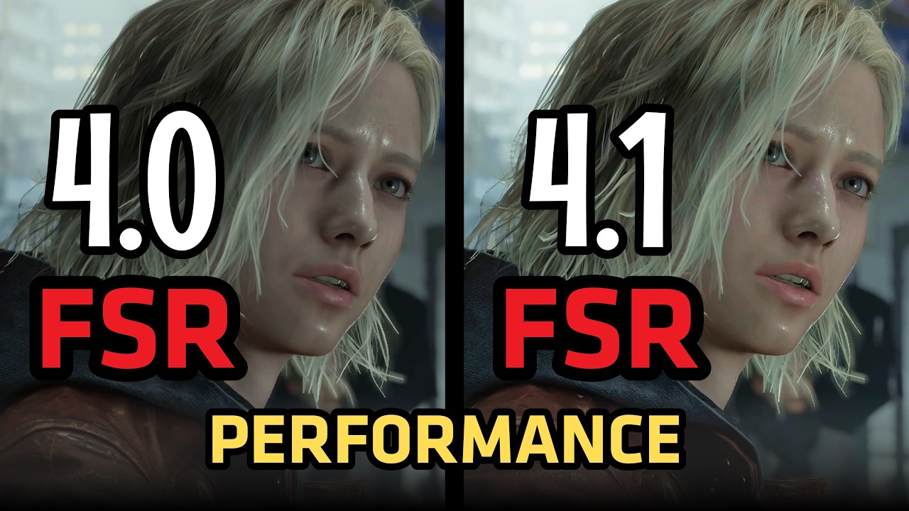 AMD FSR 4.1 vs FSR 4.0 - Resident Evil 9: Requiem