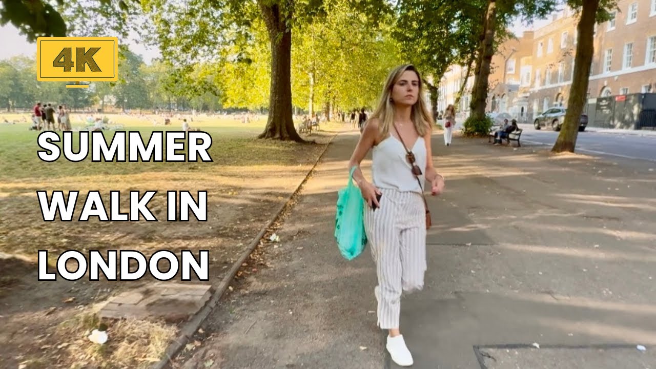 4K Summer Walk in London Highbury | Walk in London