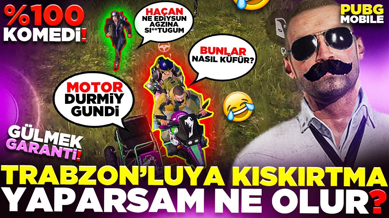 BİR TRABZON&rsquo;LUYA KIŞKIRTMA YAPARSAM NE OLUR? 🤣 (FULL KOMEDİ) G&Uuml;LMEK GARANTİ 🤣 | PUBG MOBILE
