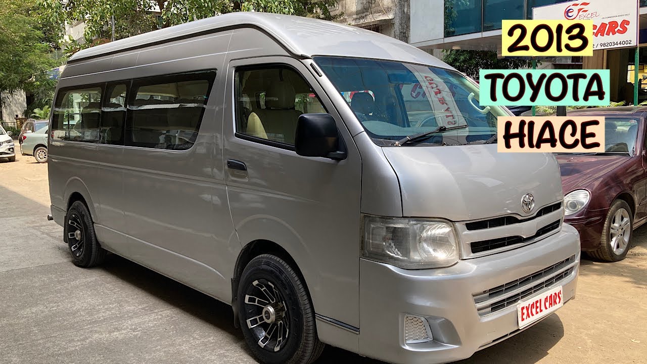 Toyota Hiace GL 2013 | Automatic Diesel Van for Sale in Mumbai | Excel Cars Trusted Dealer in Mumbai