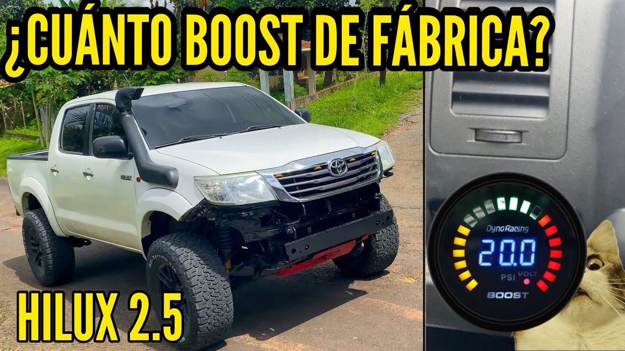 INSTALANDO RELOJ DE BOOST | BOOST GAUGE | Toyota Hilux