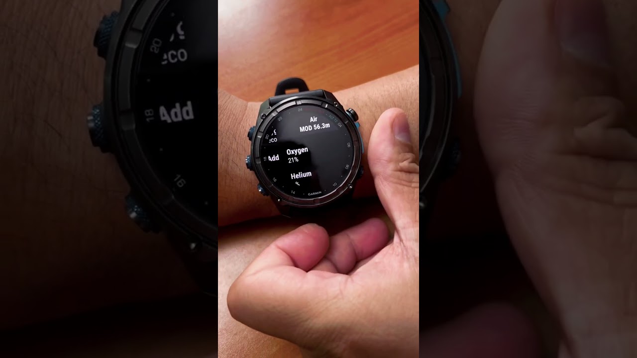 Garmin MK 3 - Nitrox Settings di Multi Gas