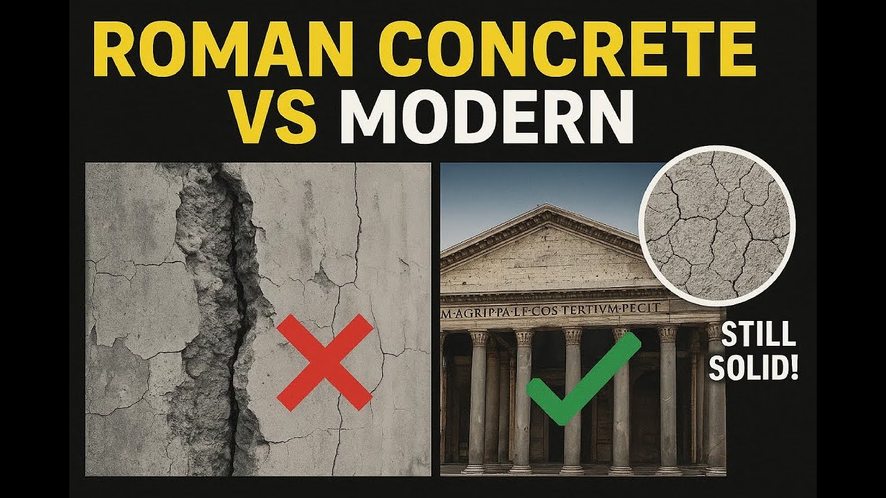 Why Ancient Roman Concrete Still Lasts: Engineering Secrets REVEALED!