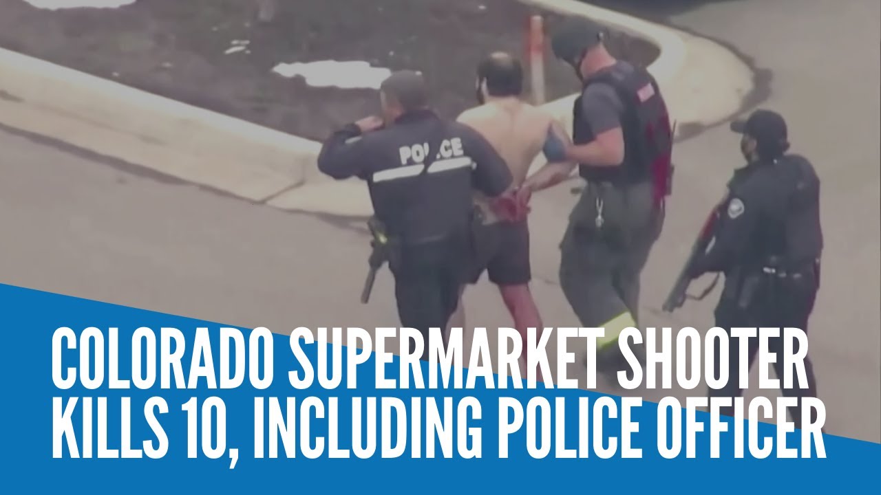 Colorado supermarket shooter kills 10, including police officer
