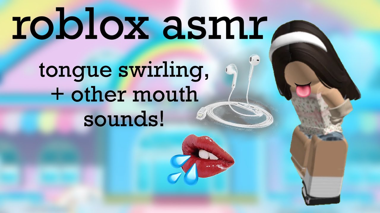 ROBLOX ASMR // cinnamoroll’s cloud cafe! (tongue swirling, and other mouth sounds on the apple mic) 
