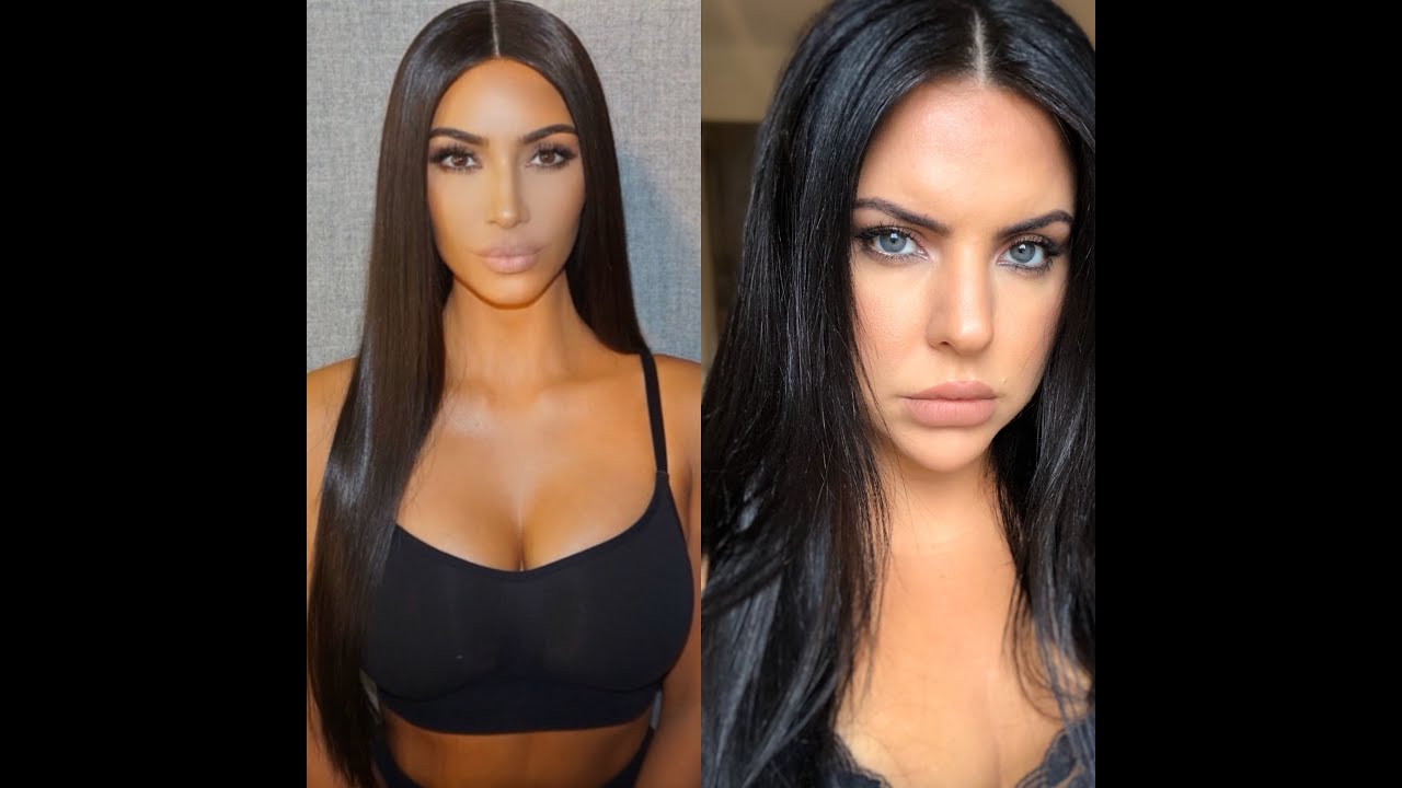 GLASS HAIR TRANSFORMATION KIM KARDASHIAN INSPIRED!