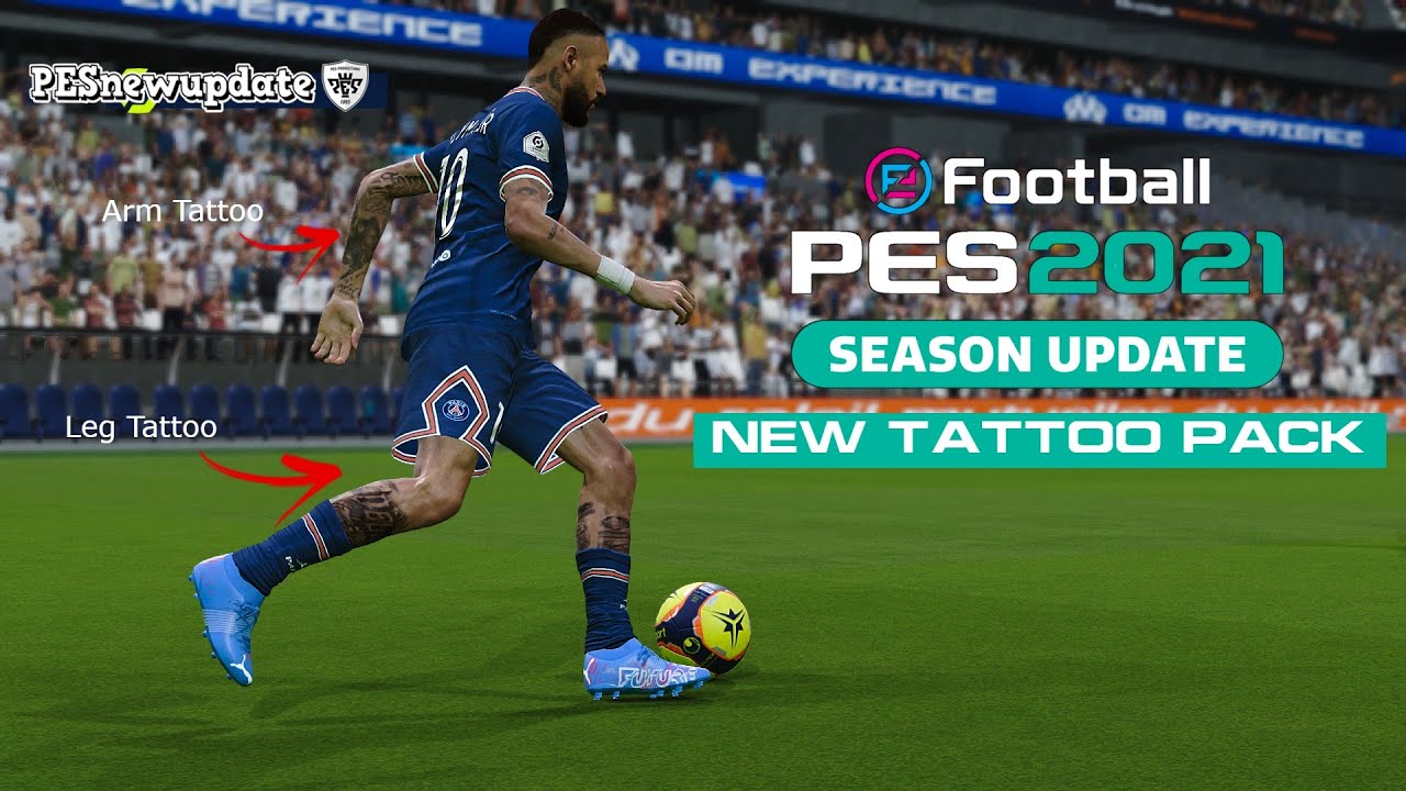 PES 2021 New TattooPack ( Arm + Leg Tattoo )