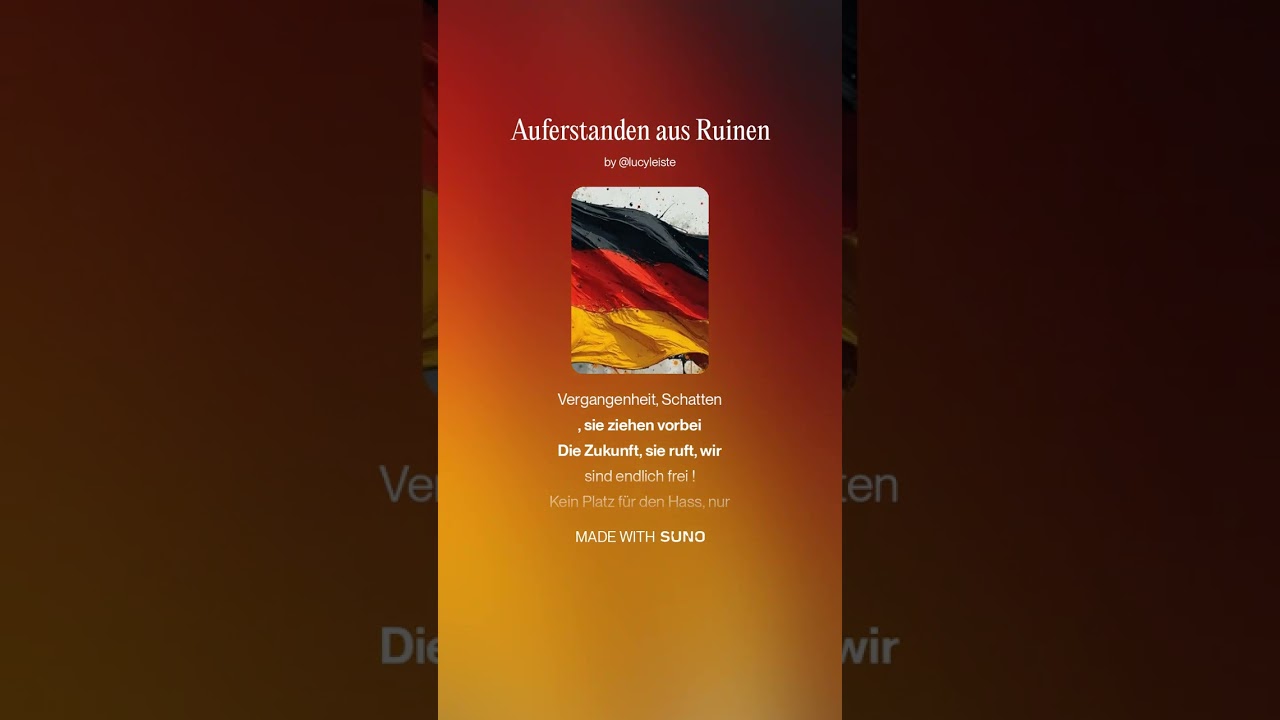 Auferstanden Aus Ruinen #musik #music #song #lyric #deutsch #new #musikentdecken #liebe 