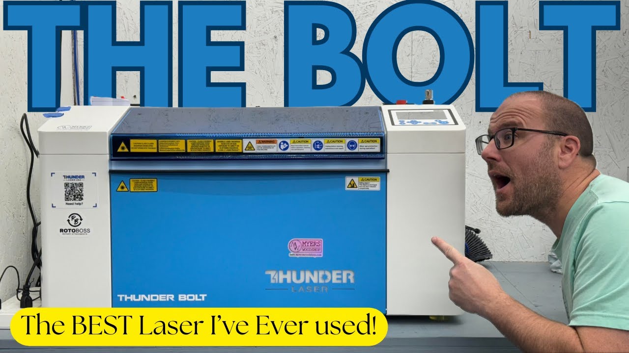 ЛУЧШИЙ лазер, который я когда-либо использовал // Thunder Laser Bolt
