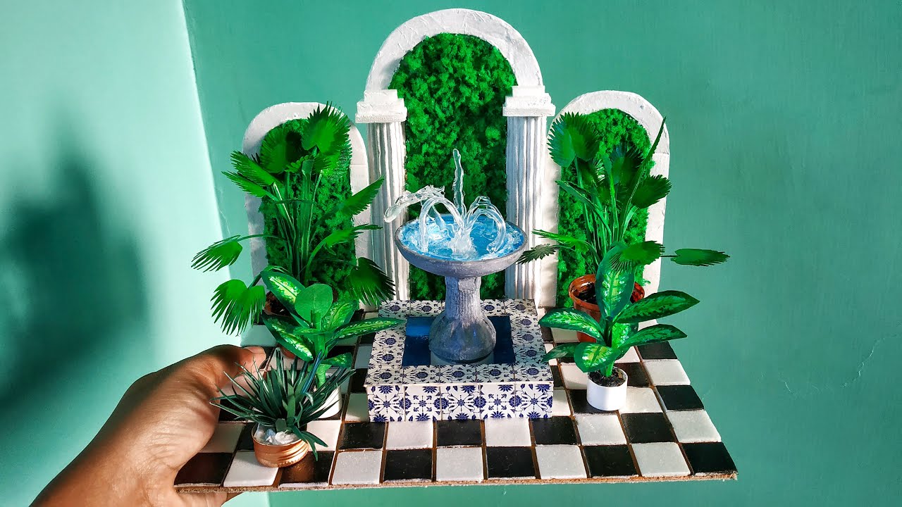 How to make Miniature Garden Fountain