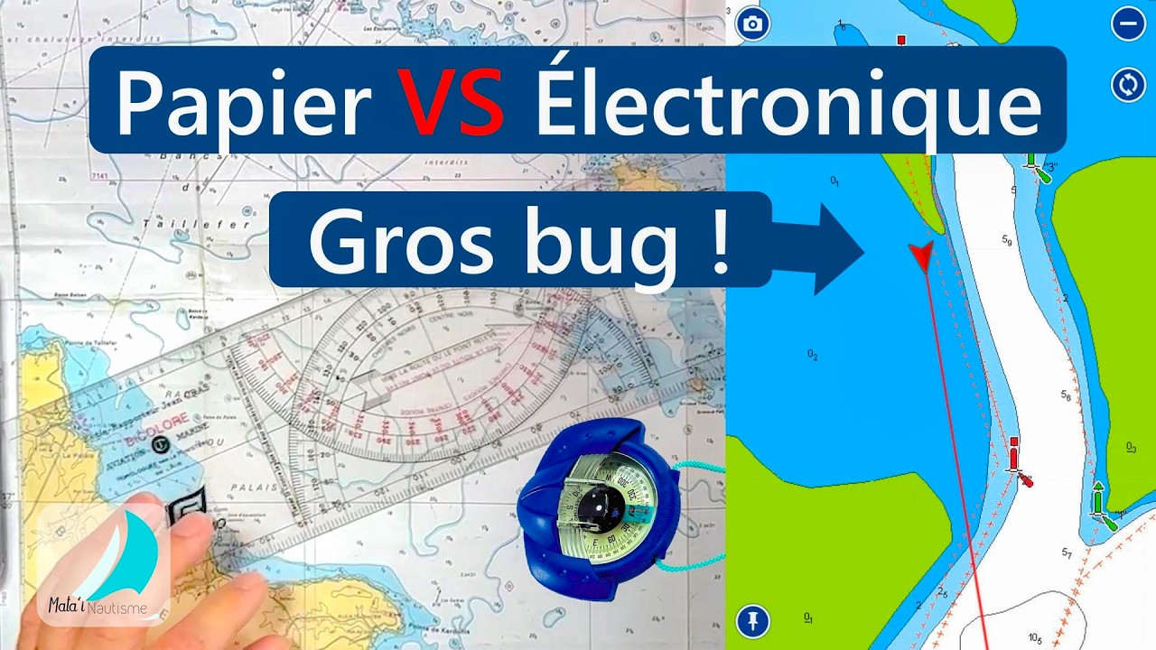 PERMIS HAUTURIER : Types de cartes marines