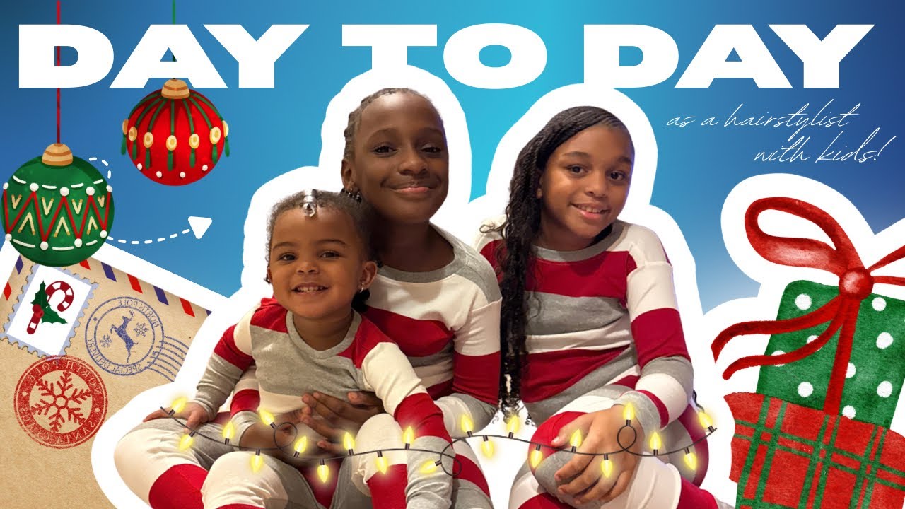 Day to Day as a Hairstylist with Kids: Episode 3! #dayinmylife #merrychristmas2025 